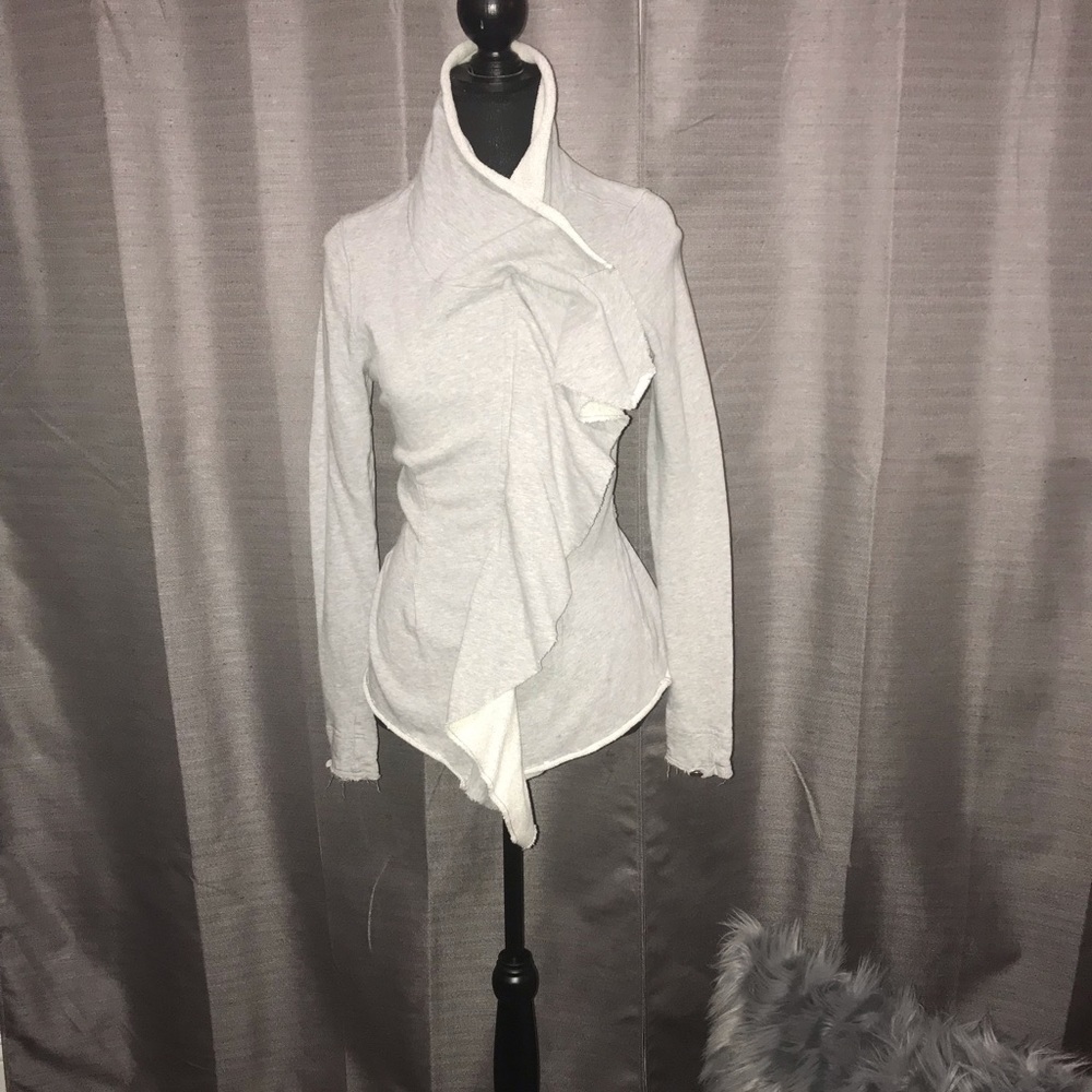 Free People Gray Sweatshirt